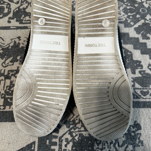 Tretorn Black Canvas Sneaker Size 9 - Picture 4 of 4